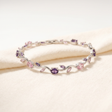 Tulip Purple Sapphire Bracelet