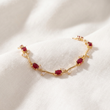 Tulip Diamond Red Bracelet