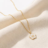 Golden Flower Pendant
