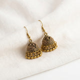 Antique Gold Jhumka Earrings